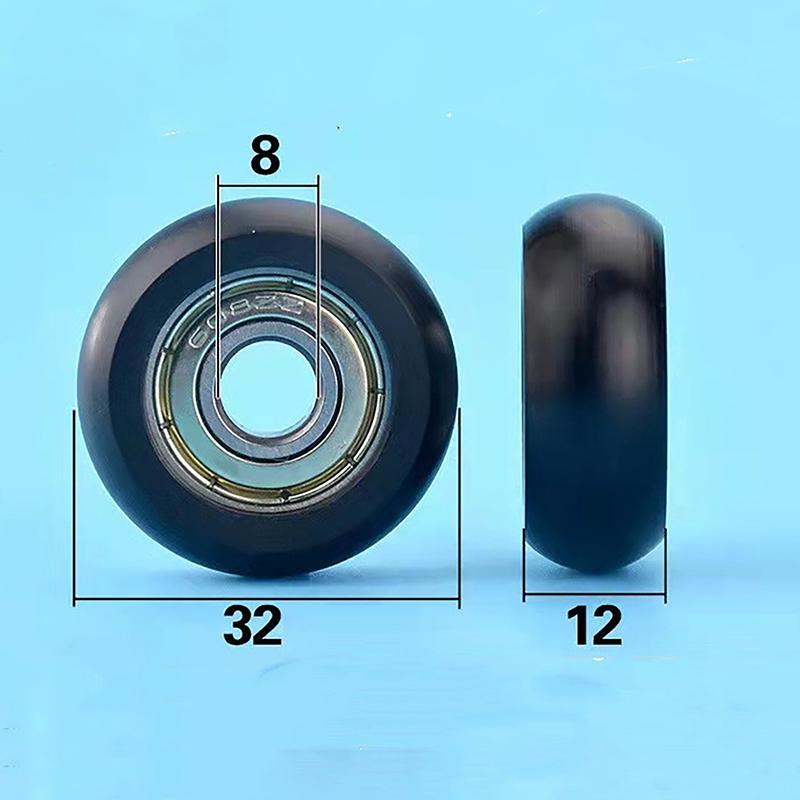 1 шт. 608 Zz 8*32*12 мм 608Zz упаковка пластиковая нейлоновая обертка помпон проволочный трос подшипник шкив пластиковое колесо