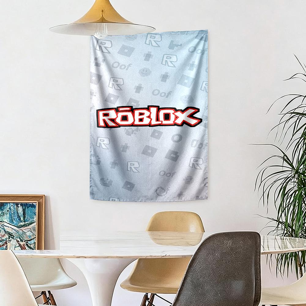 Декор для стены Roblox, Гобелен, Искусство, Для памятного подарка питомцу, На день рождения, Свадебную вечеринку, Фон, Семейный подарок