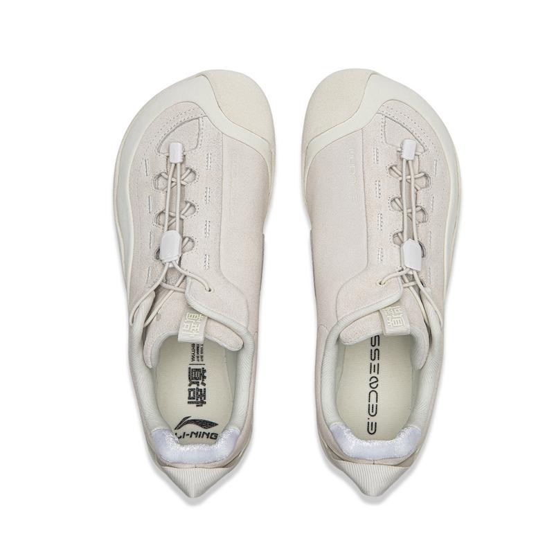 Li Ning Wu Dao 3.0 Модные спортивные дышащие легкие низкие повседневные кроссовки Унисекс кроссовки Молочно-белый AZGV159-1
