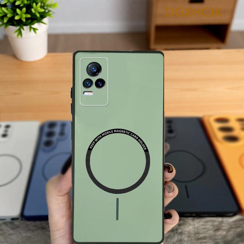 Чехол для Vivo V21e Чехол для телефона Vivo V20 Чехол для vivo Y73 2026 Чехол для vivo V21e 4G 5G Ударопрочный Цветной Магнитный Жесткий Силиконовый задний чехол