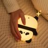 Милый ночник-панда, светодиодный силиконовый ночник, USB-зарядка, сенсорный таймер, ночная лампа, украшение для спальни, детский подарок на день рождения