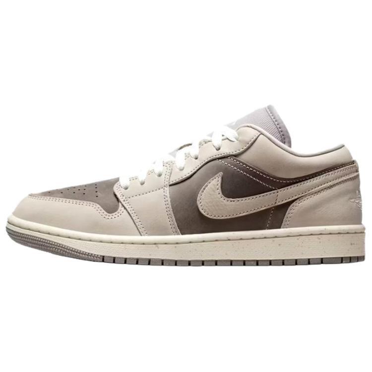 Jordan Air Jordan 1 Амортизация Низкие Винтажные Баскетбольные Кроссовки Женские Бежево-Коричневые IB7011-001