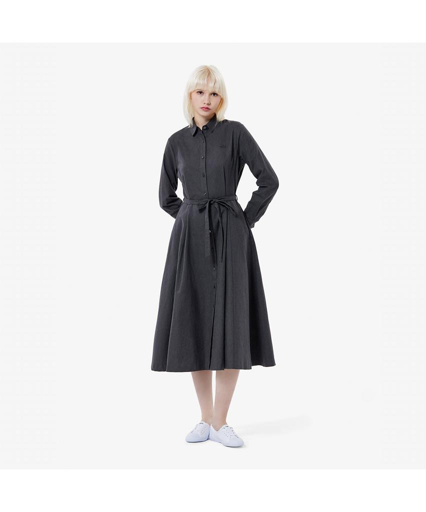 LACOSTE Women'S Flannel Woven Long Dress Ef996E-55N 050