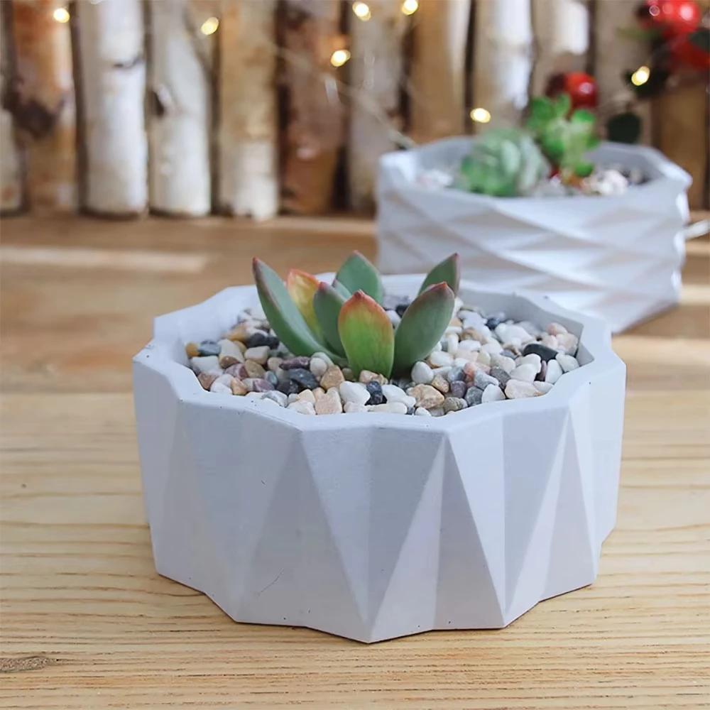 Для забавы цветочный горшок силиконовая форма DIY украшение дома глина бетон цемент гипс суккулентные растения горшок эпоксидная смола форма