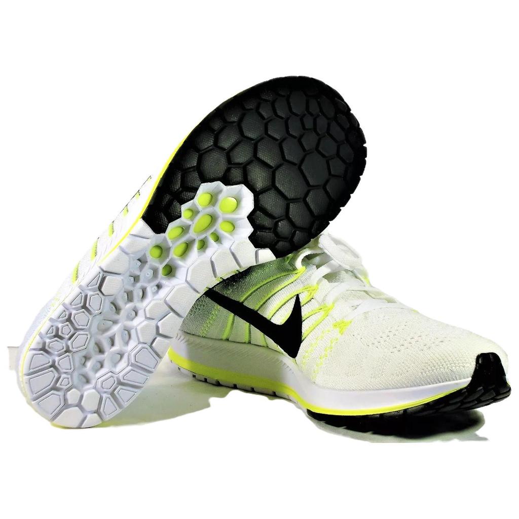 Nike Flyknit Streak Volt Удобные Нескользящие Износостойкие Низкие Повседневные Кроссовки для Бега Мужские кроссовки Белый Черный 835994-107