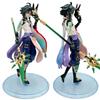 20cm Genshin Impact Xiao Vigilant Yaksha Anime Figure Genshin Impact Klee Action Figure Paimon /Qiqi Figure Collectible Doll Toys