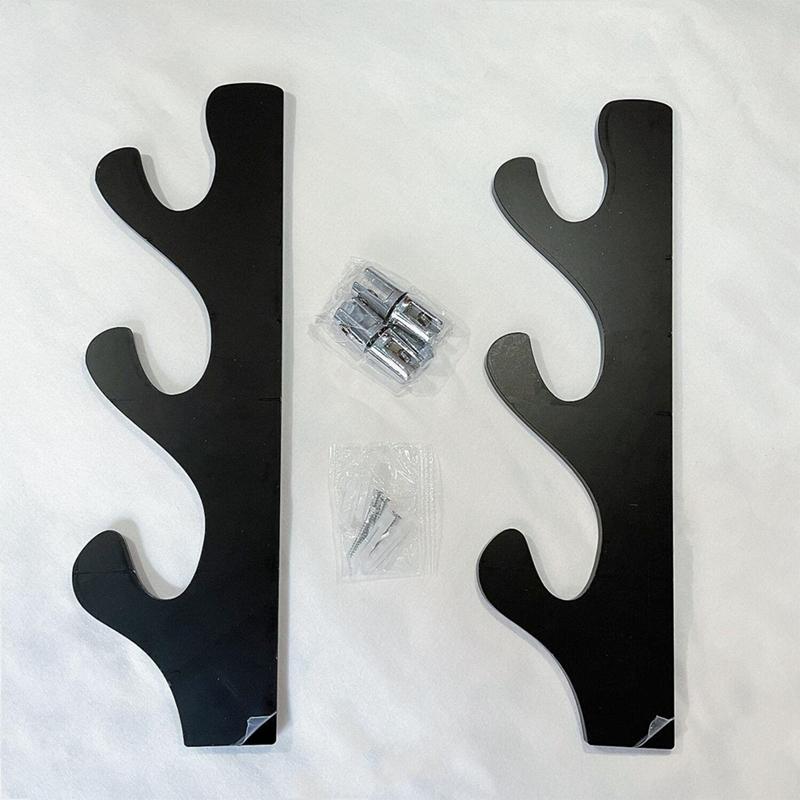 Настенное крепление 3-х уровневая подставка для меча плотность ДВП без фурнитуры украшения поддержка аксессуары основание стойка для самурая