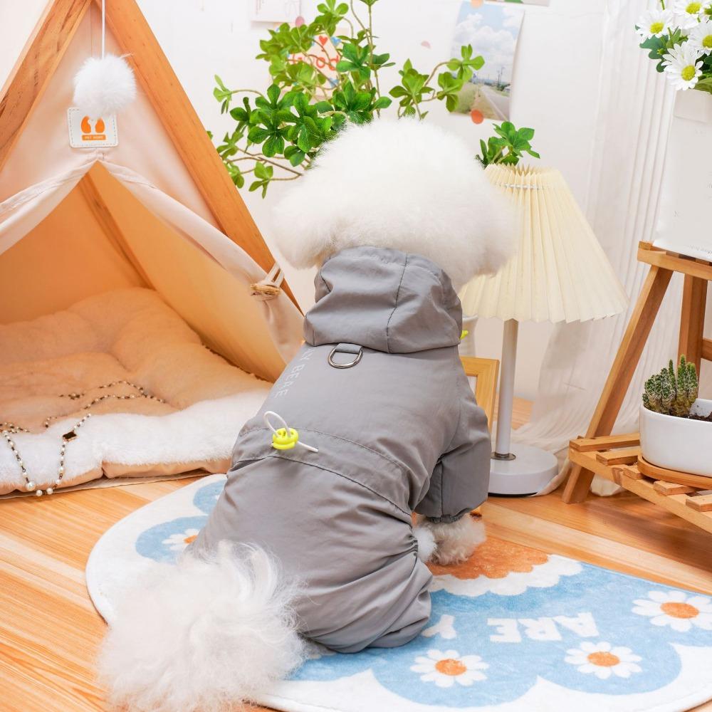 Ветрозащитный комбинезон для собак, одежда для питомцев на четырех лапах, модная одежда для собак на весну, лето, осень