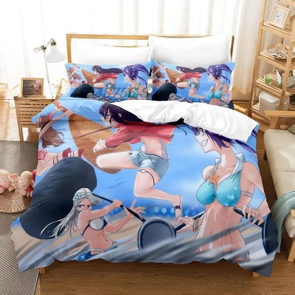 Комплект постельного белья Soul Eater Single Twin Full Queen King Size Bed Set Adult Kids Bedroom Duvet cover Sets 3D Print Anime Bed Sets