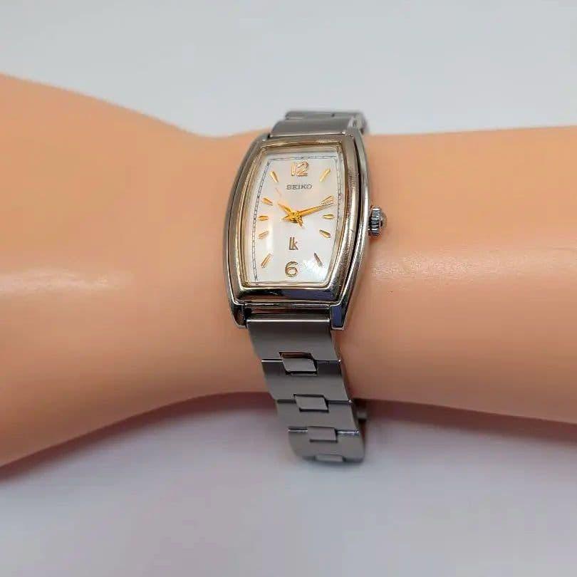 Used [Working/New Battery] SEIKO LUKIA Ladies Watch Tonneau Shape