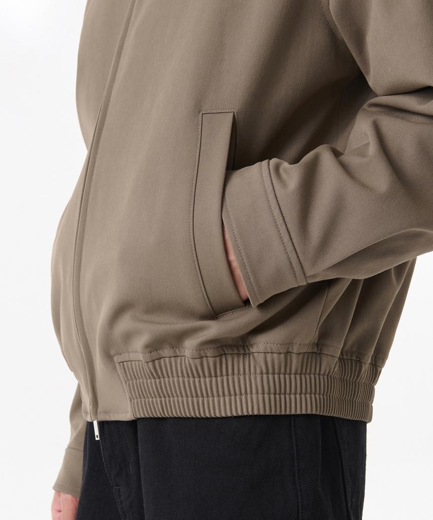 Musinsa Standard Relaxed Minimal Blouson Jacket [Light Brown]
