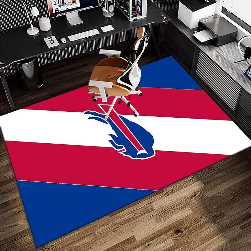 Bills Logo Carpet, Kitchen Rugs, Yoga Mat, Non-Slip Mats, Rug for Bathroom, Living Room bedroom, Camping Rugs Christmas Gift