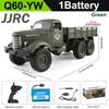 1:16 JJRC Q60 Q75 RC Car Simulation THAAD Six Wheel Military Truck Model Off-Road Climbing Children's RC Car Toys Christmas Gift