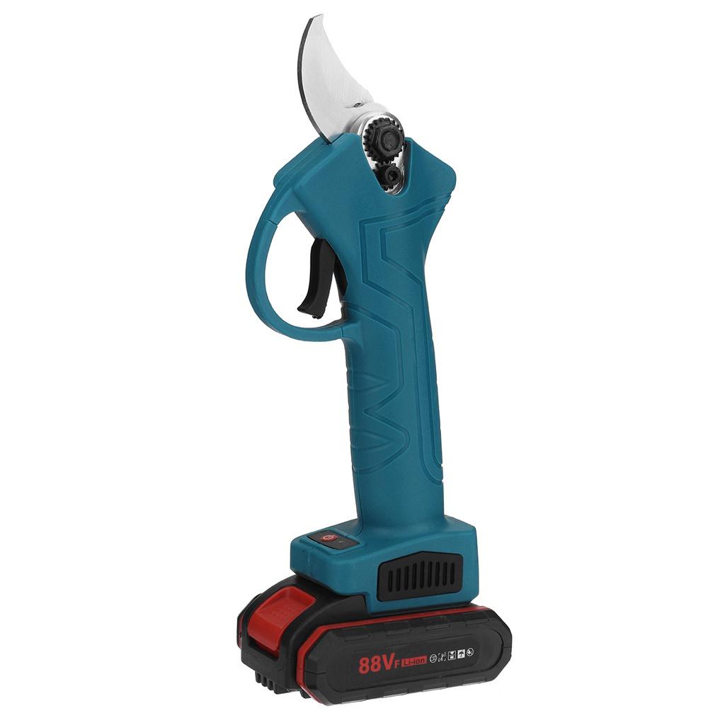 88VF Professional Cordless Electric Pruning Shear 2.0Ah Lithium Battery Garden Pruner Scissors Tree Branch Pruner Rechargeable Power Tool