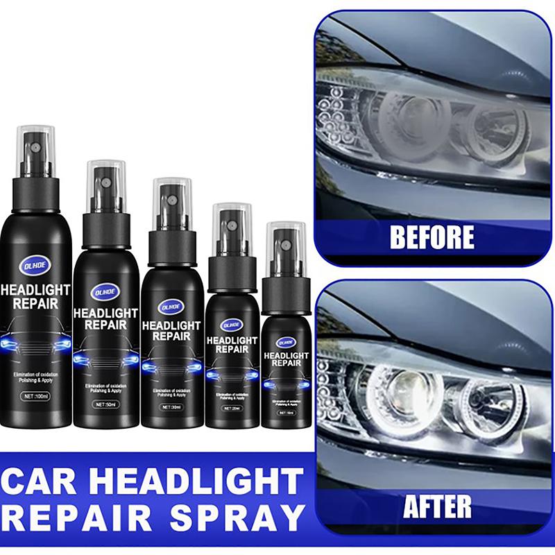 Car Headlight Polishing Agent Scratch Remover Repair Fluid Headlight Renewal Polish And Maintenance Liquid Kit Auto Accessories