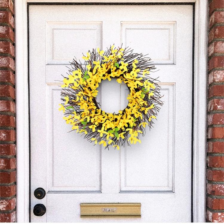 Summer Wreath for Front Door, Wall, Wedding, Indoor and Outdoor Decorations