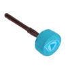 Изготовленная вручную из твердого дерева войлочная палочка-колотушка для поющей чаши в стиле тибетского буддизма (Светло-синий)