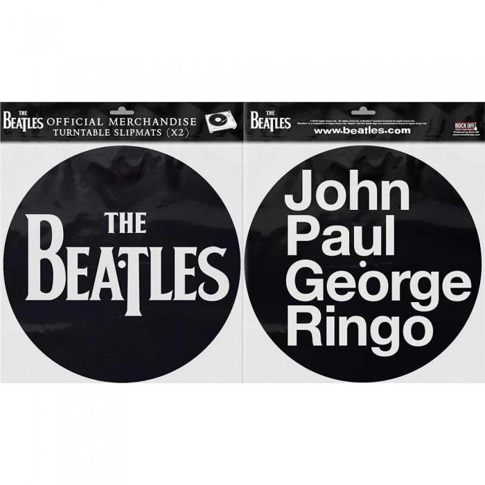 The Beatles Набор ковриков для проигрывателя John Paul George & Ringo Drop T с логотипом
