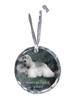 American Cocker Spaniel, Merry Cocker – Crystal Bauble with a Photo, Dog Photo In Crystal |