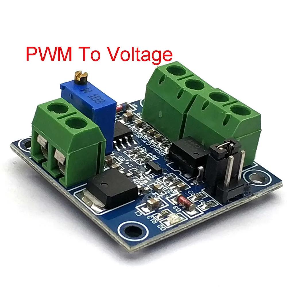 Модуль преобразователя напряжения в ШИМ 0%-100% в 0-5В 0-10В Цифровой в аналоговый сигнал ШИМ Регулируемый модуль питания