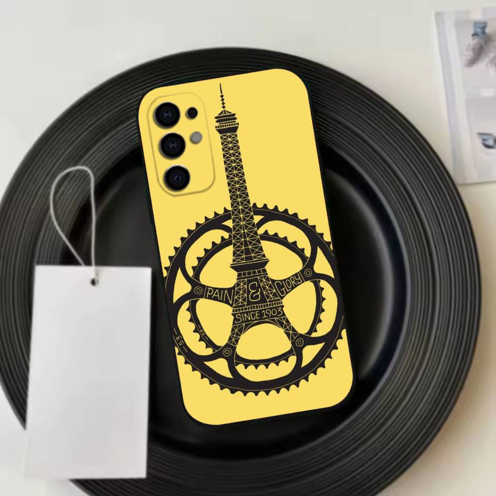 Tour De F-France Bicycle Phone Case Black Silicone Soft For Samsung S25,S24,S21,S22,S23,S30,Ultra,S20,Plus,Fe,Lite