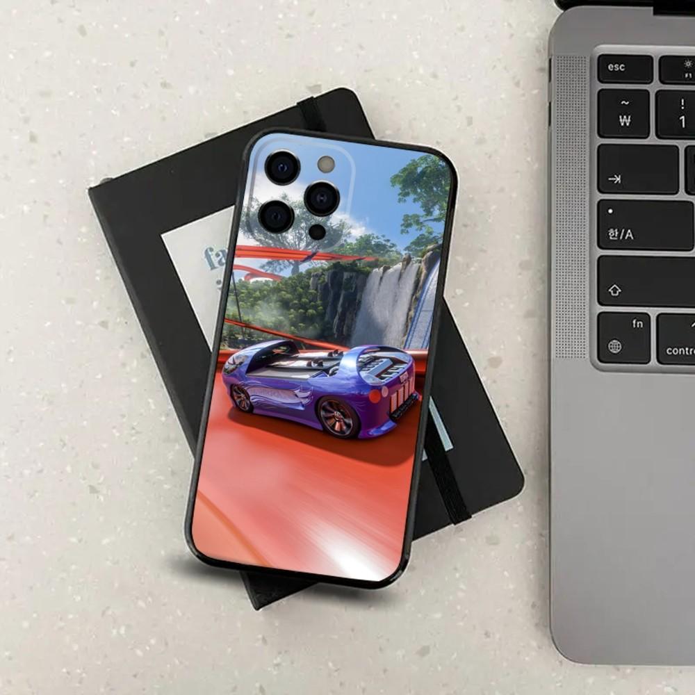 Игровой чехол R-Rocket League для iPhone 16, 15, 14, 13, 12, 11, Pro, X, XS, Max, XR, Plus, Mini, Мягкий черный чехол