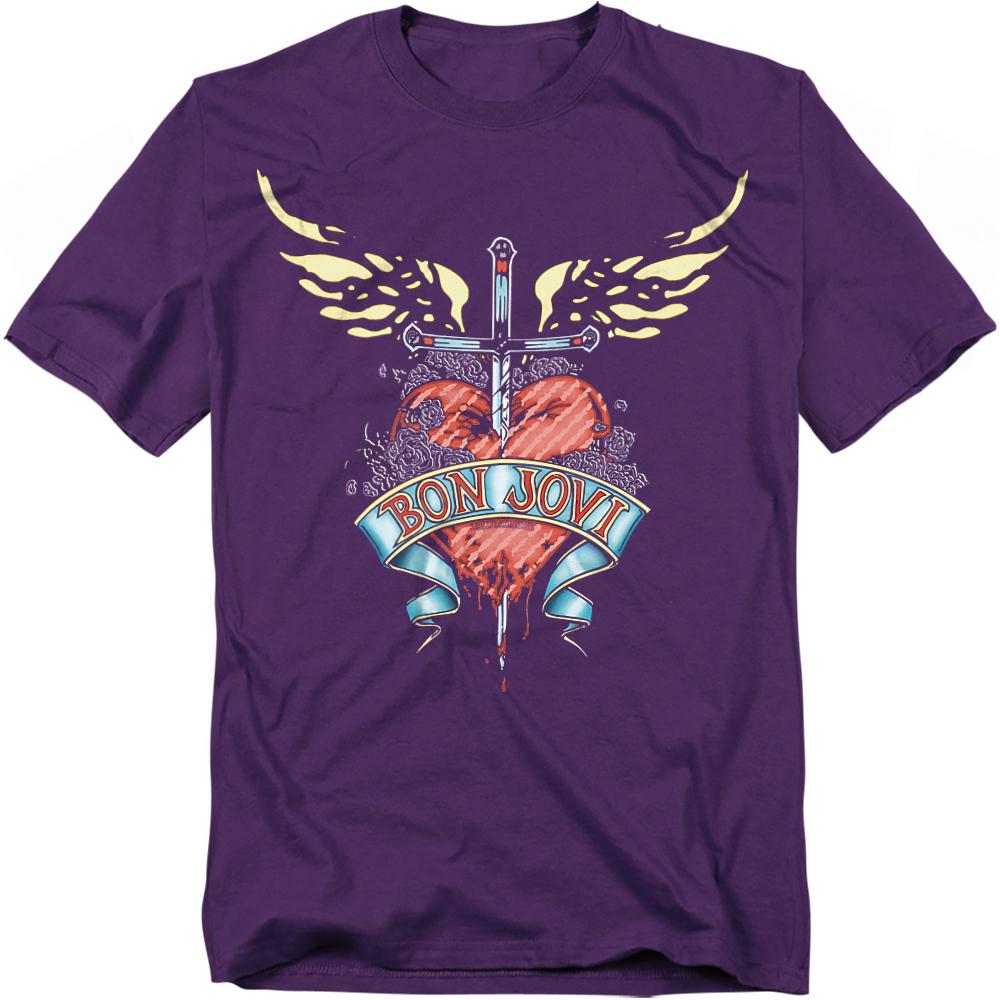 Bon Jovi Unisex Adult Dagger T-Shirt