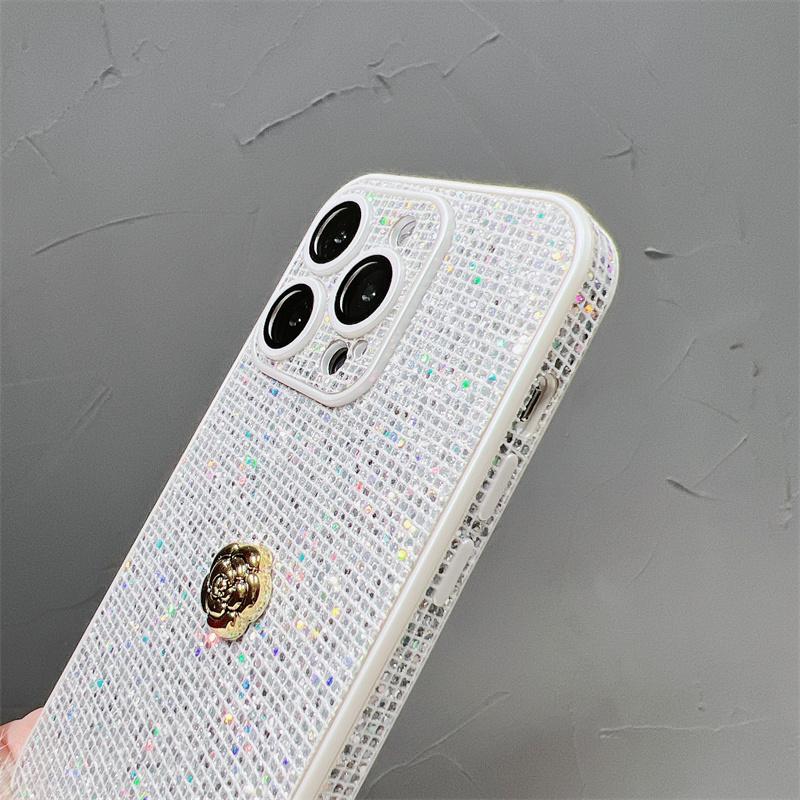 Роскошный чехол для телефона Flash Diamond для iPhone 16 15 14 13 12 11 Pro Max, модный противоударный чехол