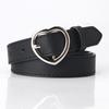 Heart-Shaped Alloy Pin Buckle Women's Decorative Jeans Belt