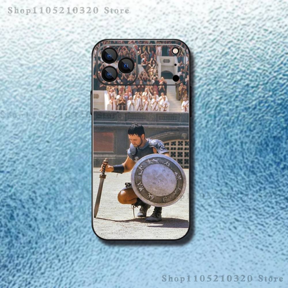 Movie G-Gladiator 2 Phone Case For iPhone 17,16,15,14,13,12,Pro,Max,Plus,E,SE4,Air,Mini Black Soft Box