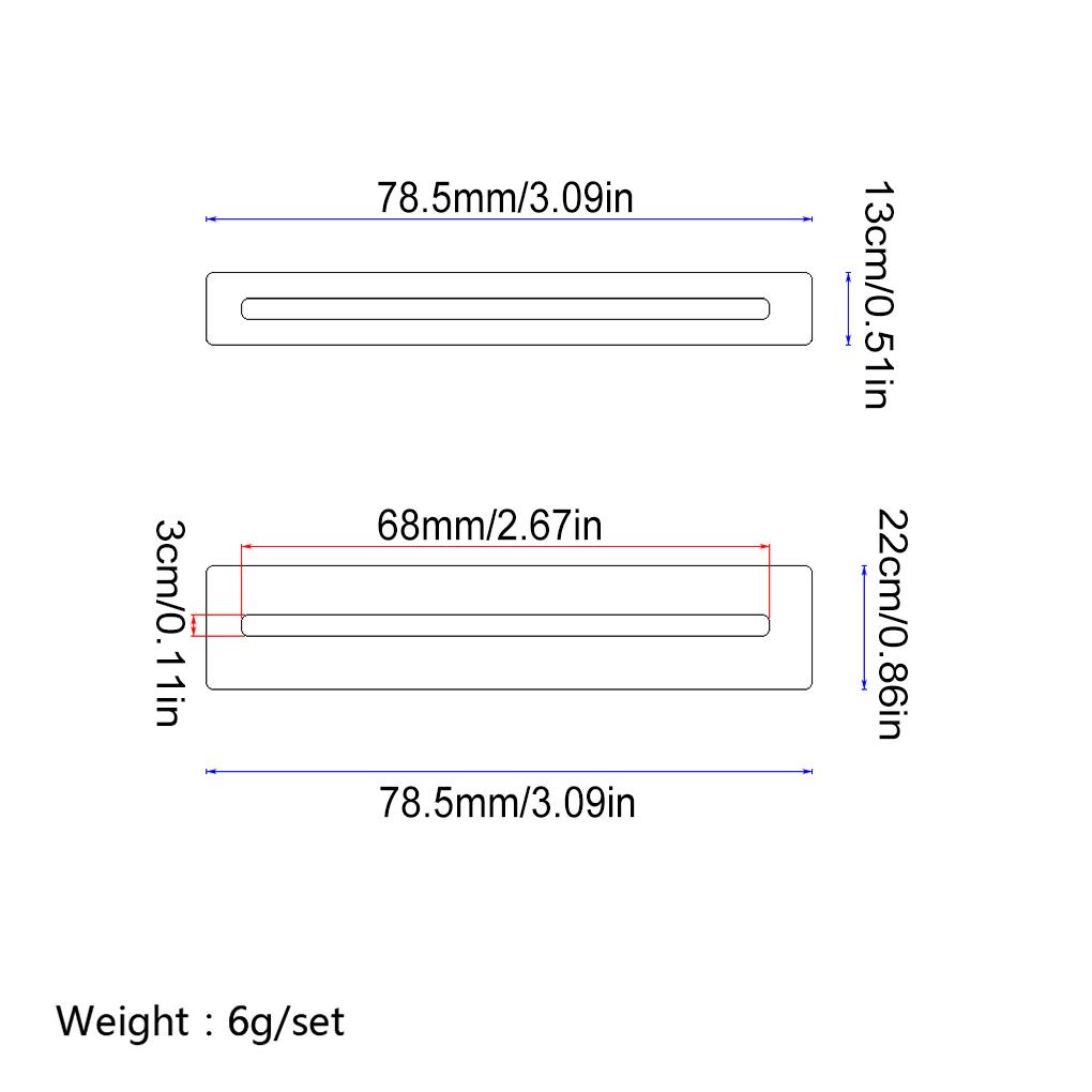 Набор из 2 накладок для полировки ладов Практичные гитарные принадлежности для начинающих Профессиональное мастерство Инструмент для ремонта накладки грифа Набор для ладов