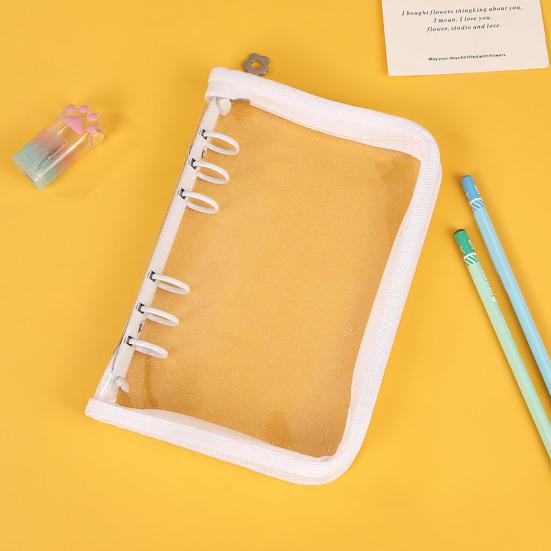 Органайзер для наклеек, прозрачный держатель для хранения наклеек формата А5/А6 на молнии, многоразовый альбом, коллекция наклеек, книга для взрослых