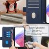 Кожаный чехол-книжка с цветочным узором для Motorola Moto G67 G86 G56 G06 G75 G55 G35 G15 G05 G84 Защитная обложка