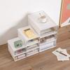 Desktop Transparent Storage Box Drawer-type Office File Storage Box Bedroom Study Superimposed Combination Storage Cabinet