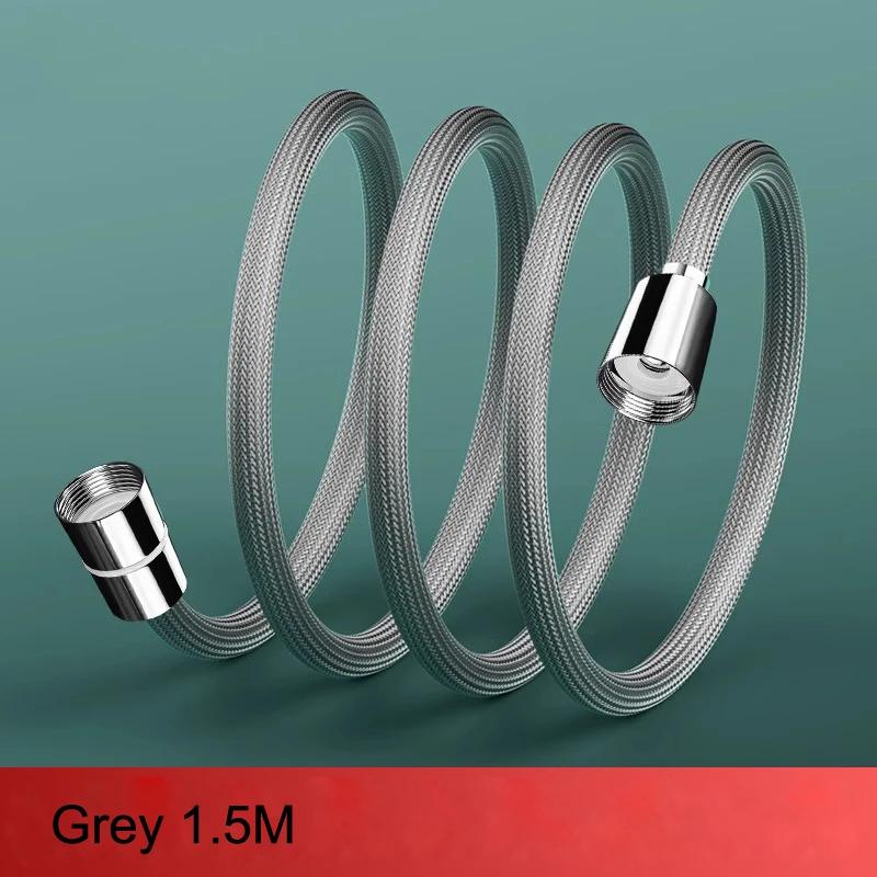 1.5m/ 2m G1/2 Inch Flexible Shower Head Pipe Tool Bathroom Shower Accessories Shower Hose Bathroom Pipe Water Head High Quality