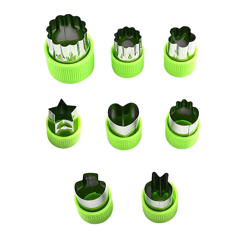 Форма для нарезки овощей и фруктов из нержавеющей стали, резак для приготовления фруктовых салатов, овощной и фруктовый эмбоссер