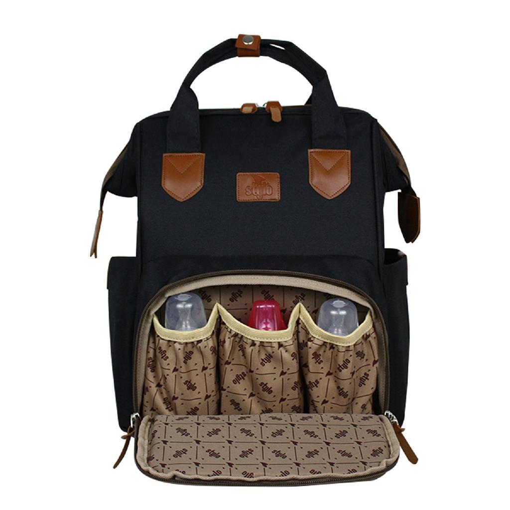 Doce Mommy Bag Mother Baby Care And Backpack - Beige