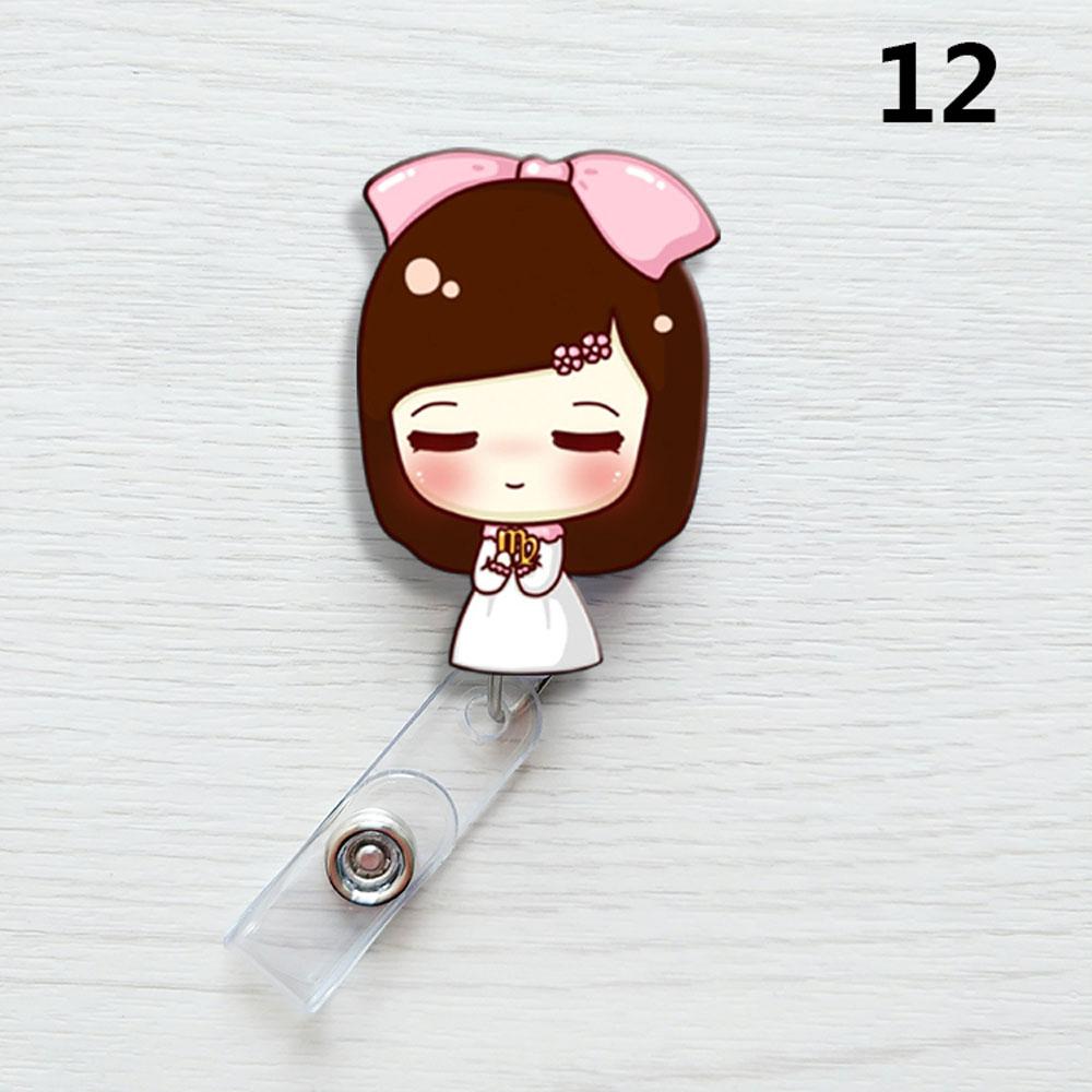1PC Nurse ID Name Card Badge Reel Doctor Clips Name Card Holder Card Holder Clip Office Supplies Badge Holder Clip
