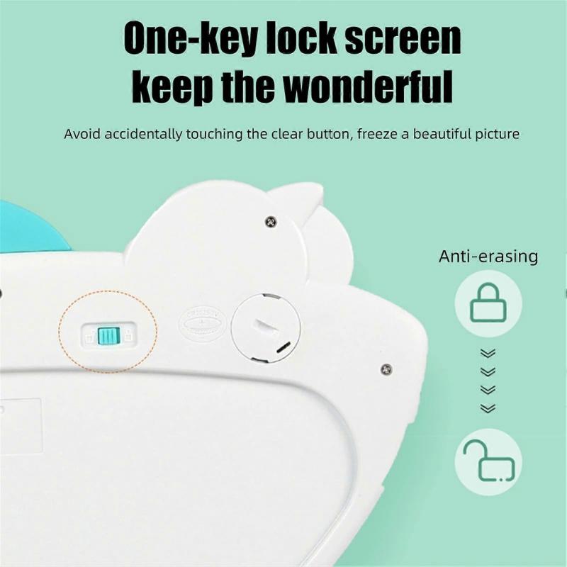 LCD Drawing Tablet with Color Stylus for Children Toys Painting Tools Electronics Writing Board Educational Toys