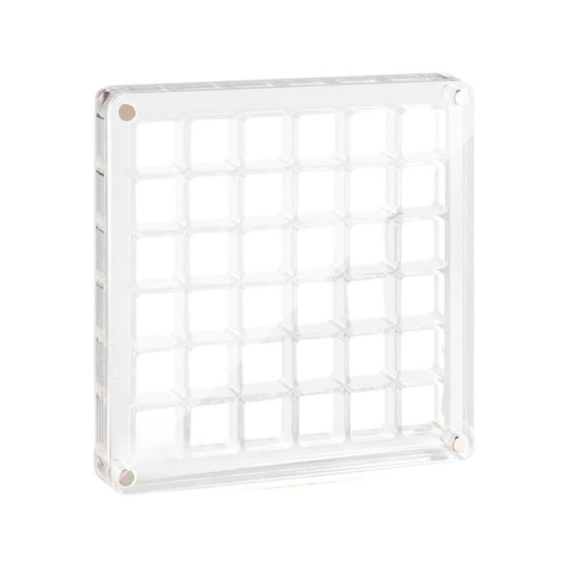 36grids Acrylic Magnetic Seashell Display Box Mini Beach Stone Shell Collection Display Box Trinket Jewelry Small Craft Organize