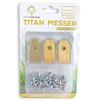 Lames de tondeuse - mowhouse - set de lames - titan renforcé - compatibles husqvarna/gardena - 30 lames