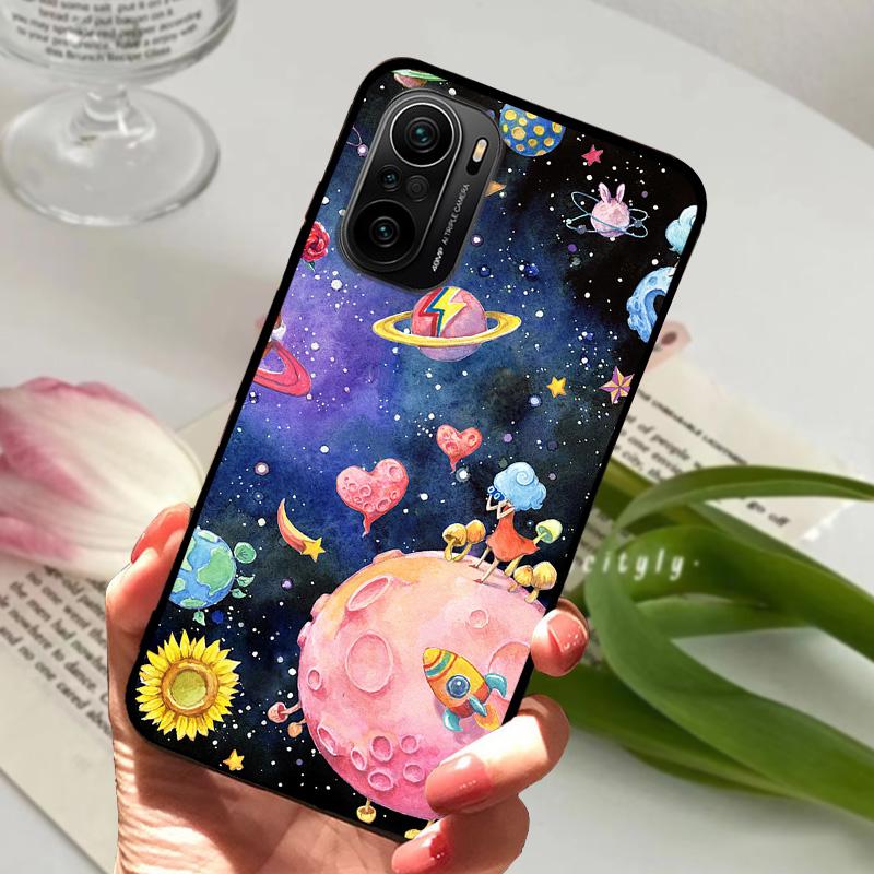 Чехол для Redmi K40 5G K40 Pro, милые животные, матовый силикон TPU, мягкая крышка для телефона, для Xiaomi Mi 11i, Fundas Poco F3, Coque, бампер