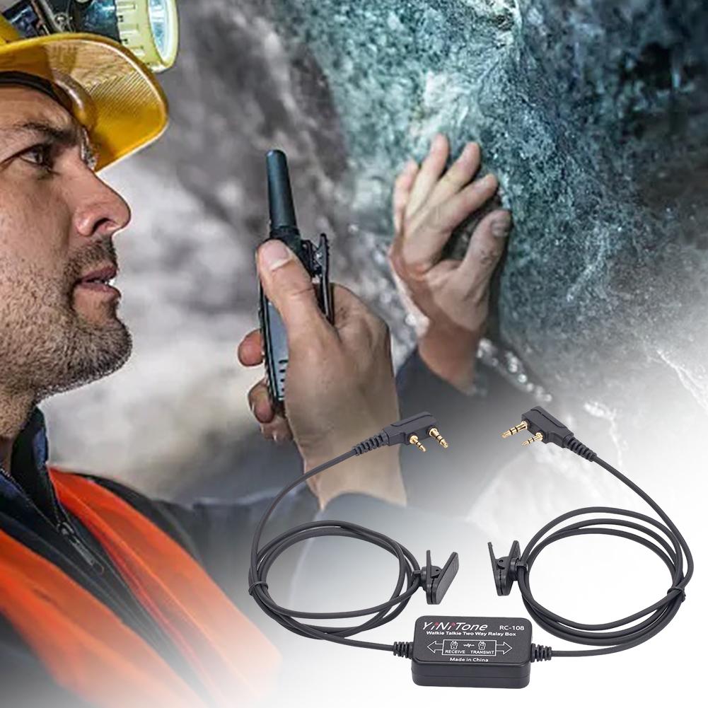 Intercom Relay Box 400-470MHz Two Way Relay Repeater Box Handheld Radio Relay Box for Baofeng BF-888S -5R TYT GT-3 Wouxun