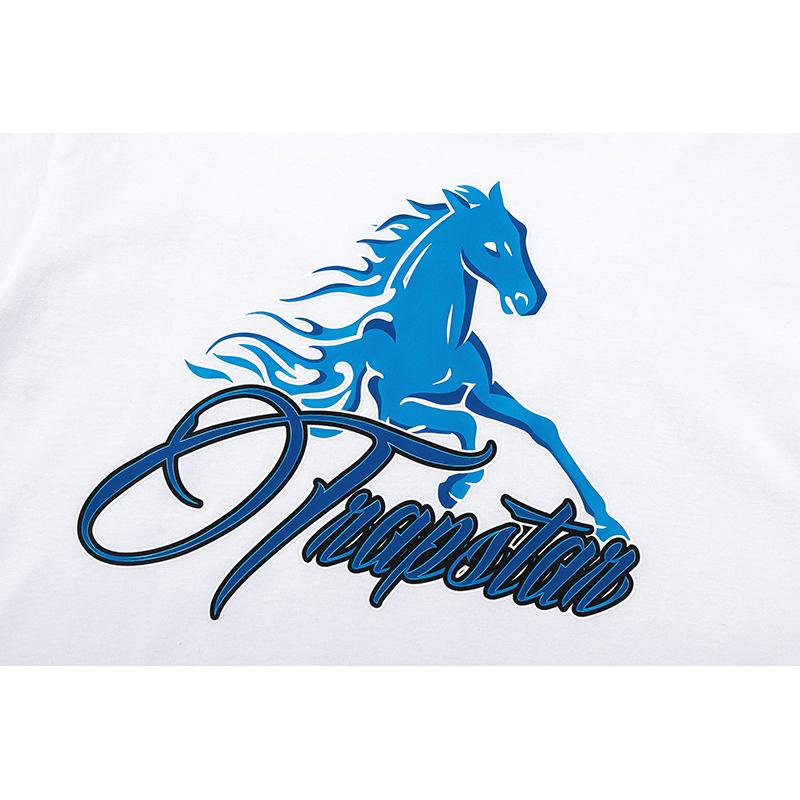 662 Trapstar London 2026 Summer New High Quality Cotton Round Neck Loose Large Size Women's T-shirt