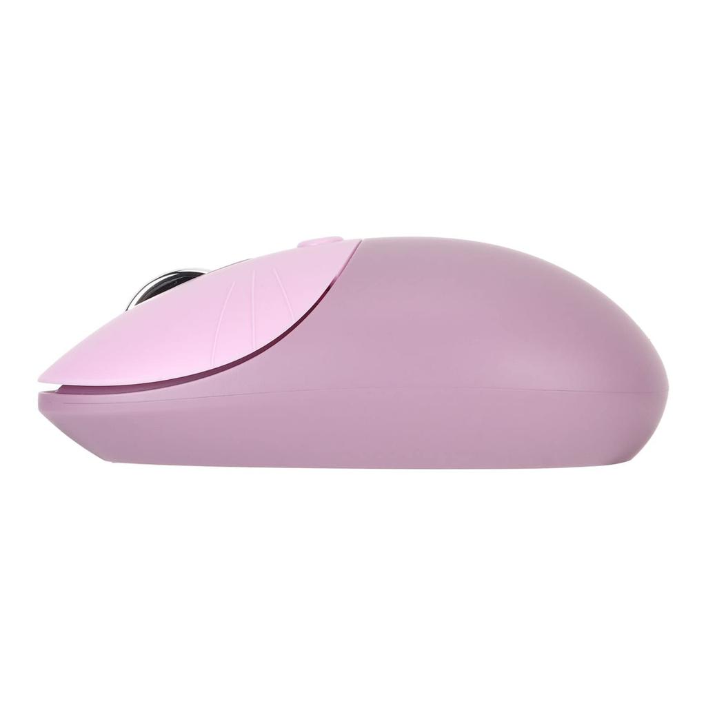 Cute Cat Wireless Wireless Silent Mouse with DPI Portable Cute Shape Wireless Mouse with USB Receiver for and Laptops Mouse, 2.4GHz 3-Level