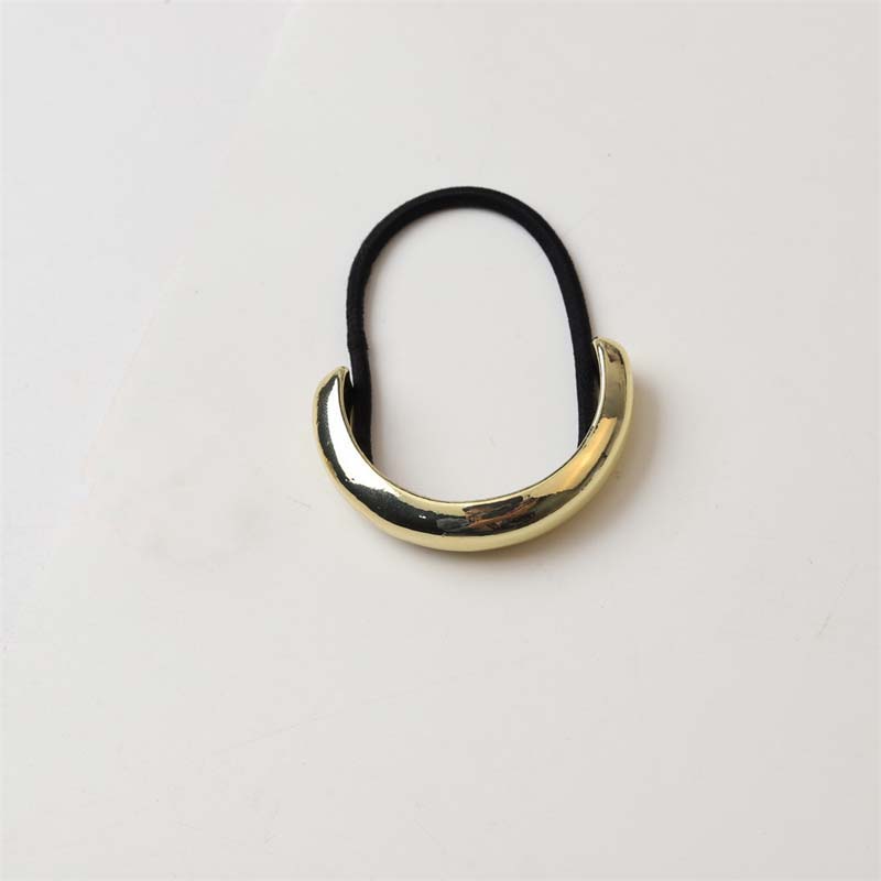 Новая Металлическая Гладкая Эластичная Резинка для Волос Ободок для Волос для Женщин Модная Заколка для Волос Хвост Головной Убор Аксессуары для Волос Ювелирные Изделия Подарок