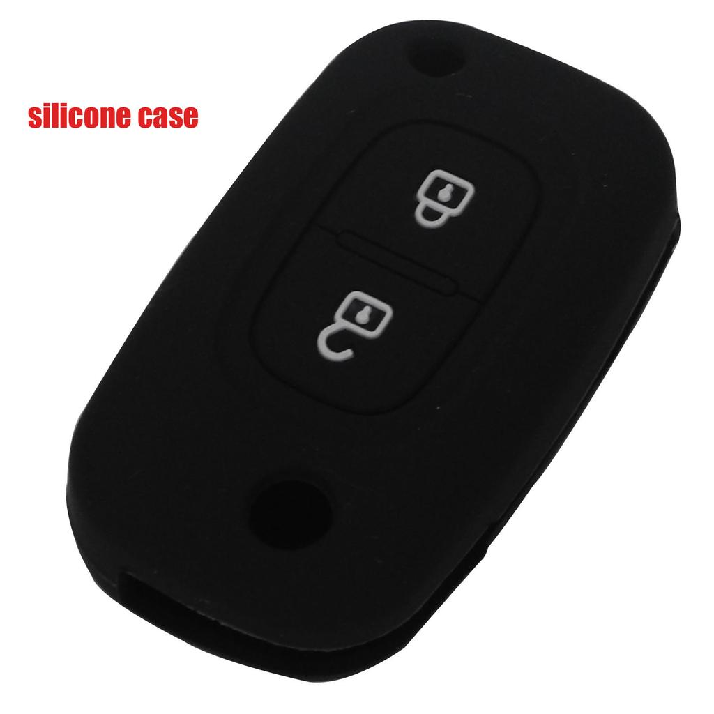 Jingyuqin 2 Buttons Car Key Case Cover Remote Flip Folding Car Key Shell For Renault