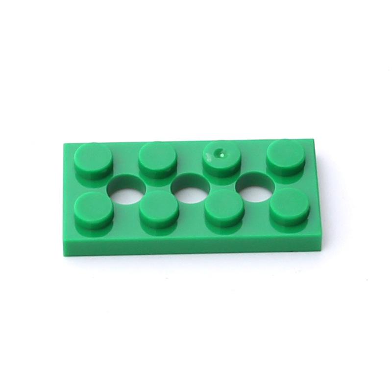 Compatible Building Block 3709 Small Particle Building Block Technology Spare Parts 2X4 With 3 Hole Sheet