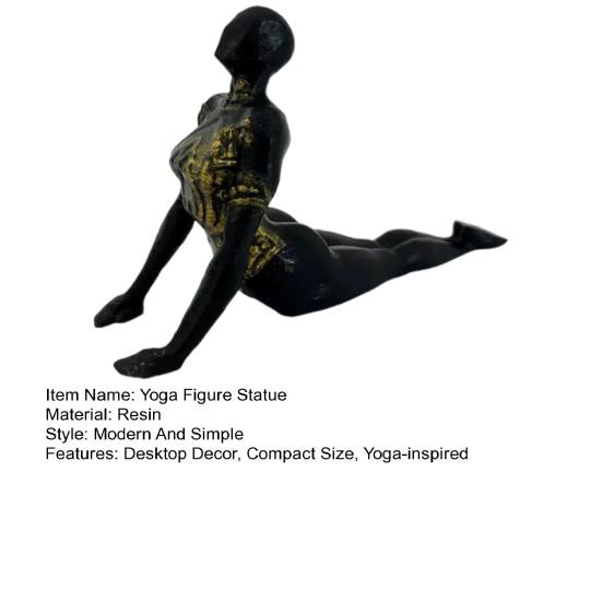 Статуэтка для йоги из смолы, фигурка дзен-йоги, украшение для домашнего рабочего стола, украшение для комнаты для медитации, комната для занятий йогой, подарок любителям йоги
