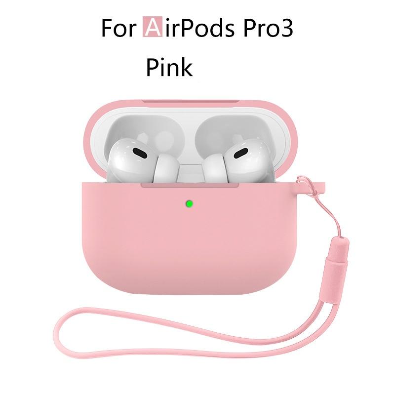 Силиконовый чехол для AirPods Pro 3 Прозрачный Мягкий ТПУ Чехол для наушников Противоударный Защитный чехол-накладка для AirPods Pro 3 Чехол для наушников